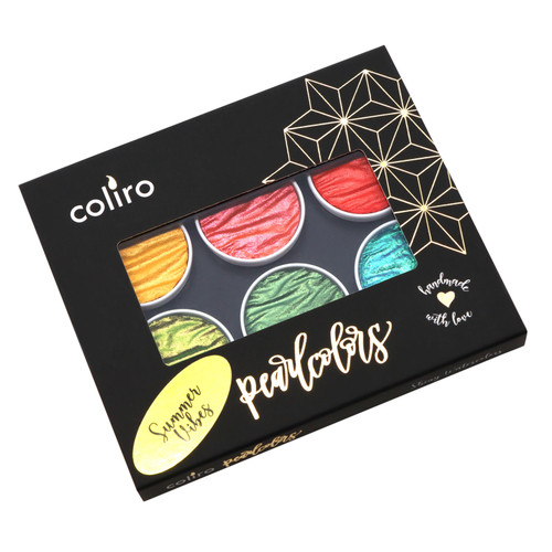FINETEC Coliro Watercolor Set of 6, Summer Vibes (Limited Edition)