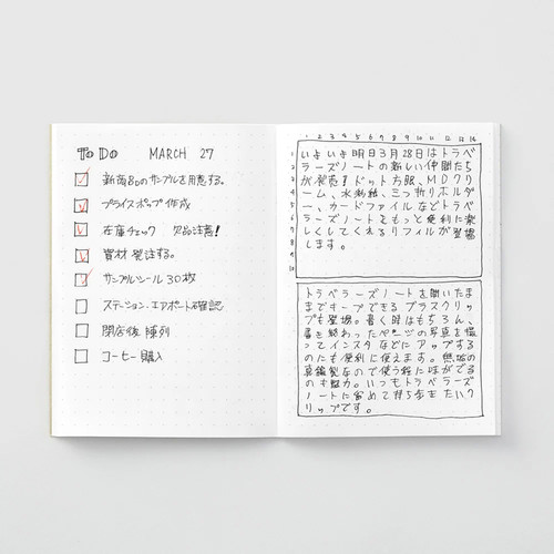 Traveler's Company TRAVELER'S Notebook Refill - Passport Size - 014 Dot Grid 
