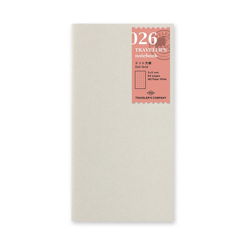 Traveler's Company TRAVELER'S Notebook Refill - Original Size - 026 Dot Grid 