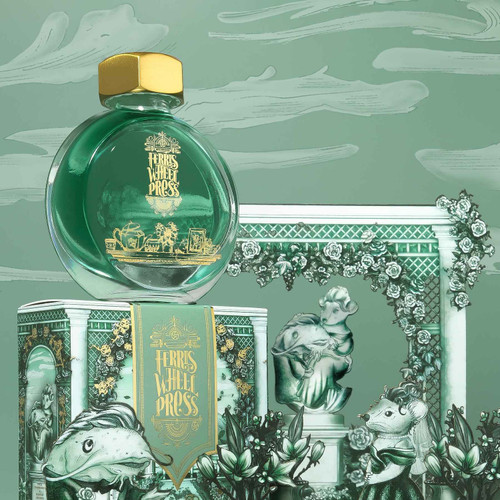 Ferris Wheel Press 38ml Fountain Pen Ink, Evermore Green