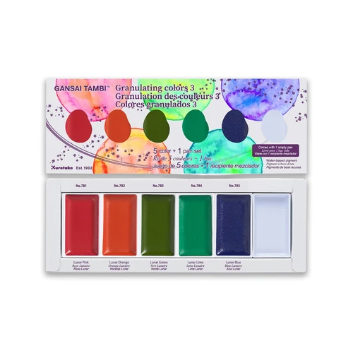  Gansai Tambi Watercolors - Granulating Colors 3 