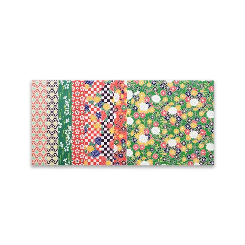 Yasutomo Origami Paper Pack, Folk Art Patterns 