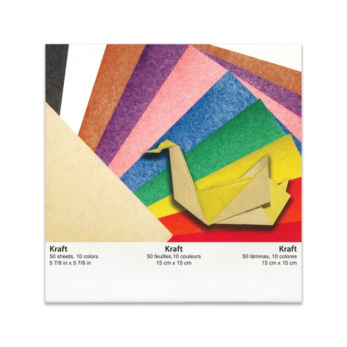  Yasutomo Origami Paper Pack, Kraft 