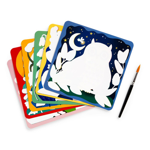 Mudpuppy Color Magic Water-Reveal Kit: Woodland Friends 