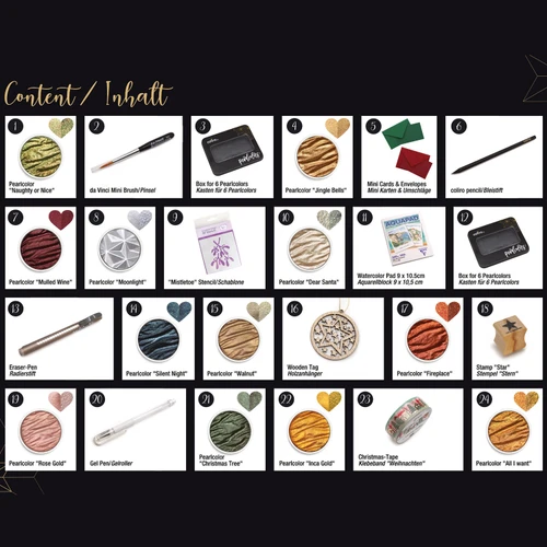  Coliro Pearlcolors Watercolors, 2026 Advent Calendar 