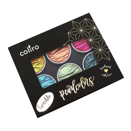 Coliro FINETEC Coliro Watercolor Set of 6, Sparkle (Limited Edition) 