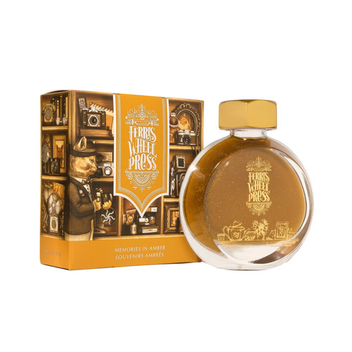 Ferris Wheel Press 38ml Fountain Pen Ink, Memories in Amber