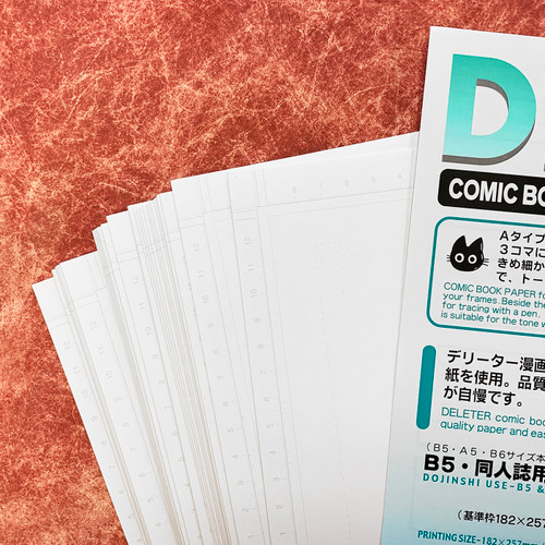 Deleter Comic Book Paper, A4 Size