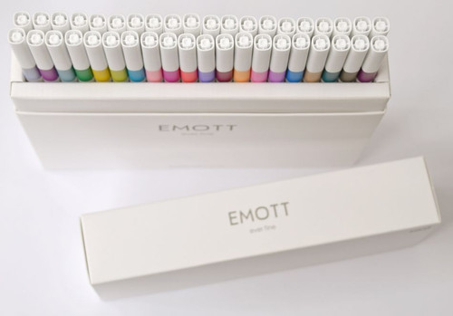 UNI EMOTT EVERFINE FINELINERS  Unboxing and Swatching 