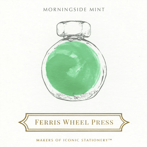 Encre Pour Stylo Plume Ferris Wheel Press - Collection Everyday - Jaune-Vert - 38 Ml - Bouteille Col Large - 10