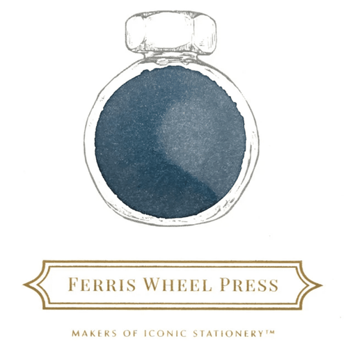 Ferris Wheel Press 38ml Fountain Pen Ink, Storied Blue