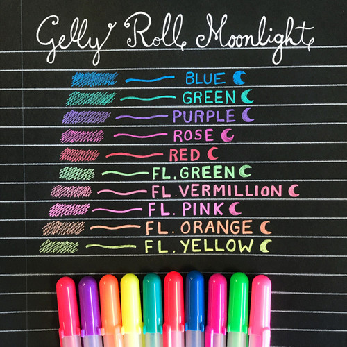 ★CARLYN★ Jelly H73106010_3colors Gelly Roll Moonlight, Set of 10