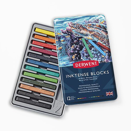 Derwent Inktense Blocks, Set of 12