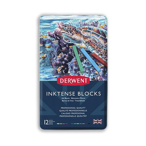 Derwent Inktense Blocks, Set of 12