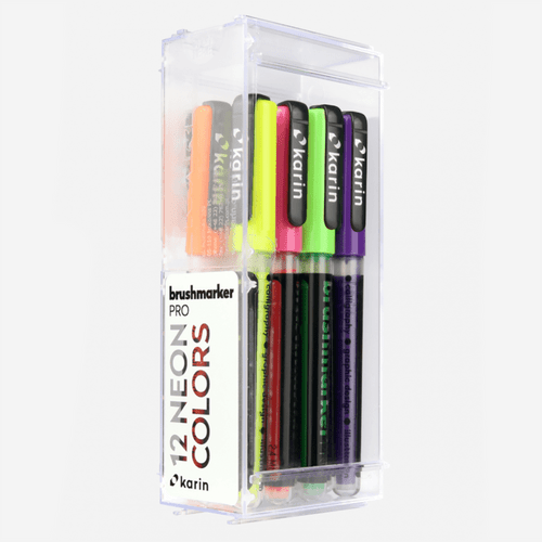  karin Brushmarker PRO Set of 12, Neon Colors 