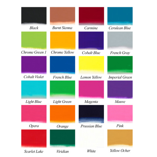 Nicker - Poster Colours - Set of 24 Colours - 20mL Tubes - Item #PT20M –  Gwartzman's Art Supplies