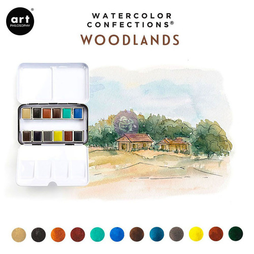 Watercolor Confections: Woodlands