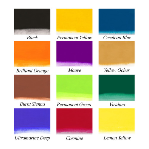 Nicker Designer Colour Gouache 13-Color Painter's Set
