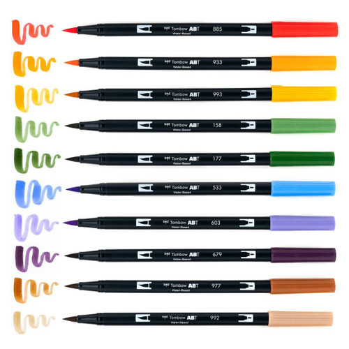 Tombow Dual Brush Pen Watercolor Set