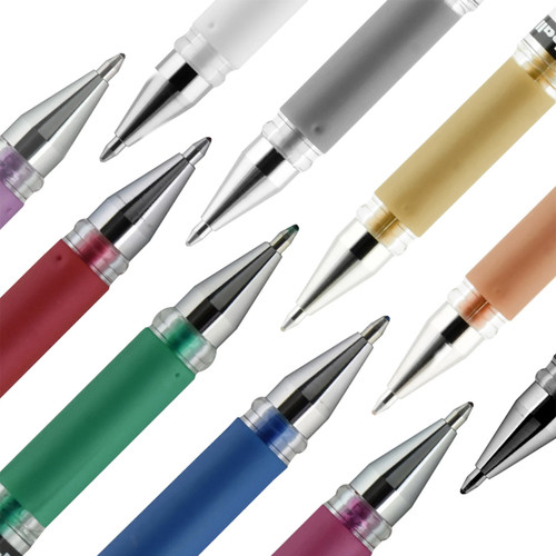 Uniball Signo Gel-Stifte – 1,0 Mm Metallic-Farben, 2 Stück, Wasserfest & Für Bullet Journals