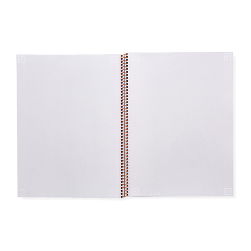 Whitelines Wirebound Notebook, Blank 9X12