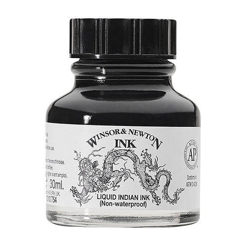 Winsor & Newton Non-Waterproof Liquid India Ink