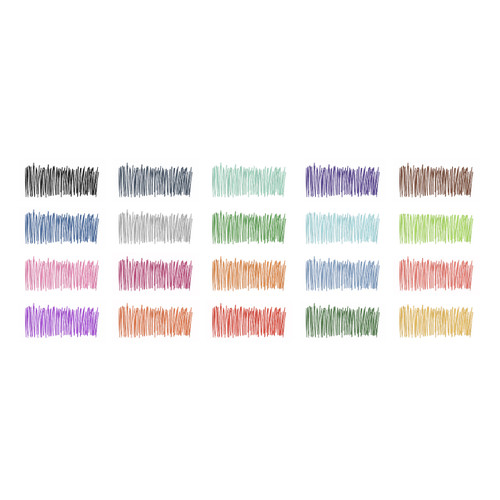 Zebra Sarasa Gel Pen, Pack of 20 Assorted Colors
