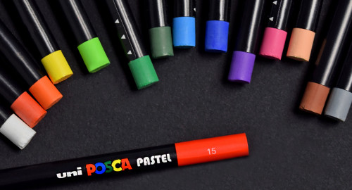 Posca Posca Pastel Crayons 24-set