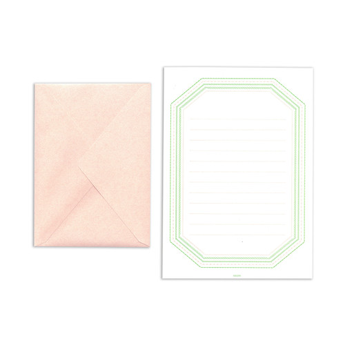 Midori Letter Writing Set, Pink Frame