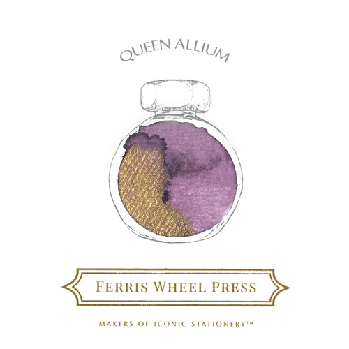Ferris Wheel Press 38ml Fountain Pen Ink, Queen Allium