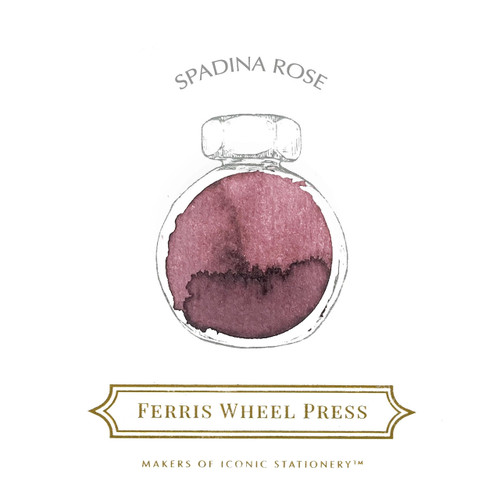 Ferris Wheel Press 38ml Fountain Pen Ink, Spadina Rose