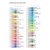 SUPRACOLOR SOFT II colored pencils color chart.