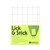 Lick & Stick Blank Accent Stamp Page, 3-pk