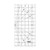 OLFA Frosted Acrylic Ruler, 6" x 12" QR-6x12