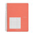  Fabriano EcoQua A5 Spiral Bound Grid Notebook 