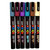 uni Posca Posca Paint Marker Fine PC-3M Set of 6, Bold Colors 