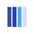 Zig Kuretake Zig Memory System Calligraphy Marker,  Set of 4 Blue 