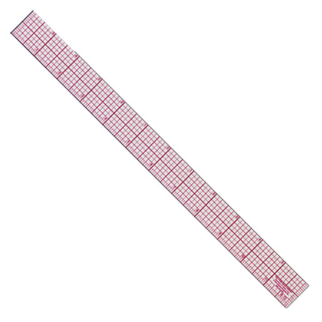 Westcott Flexible Clear Graph Ruler, 2 x 18
