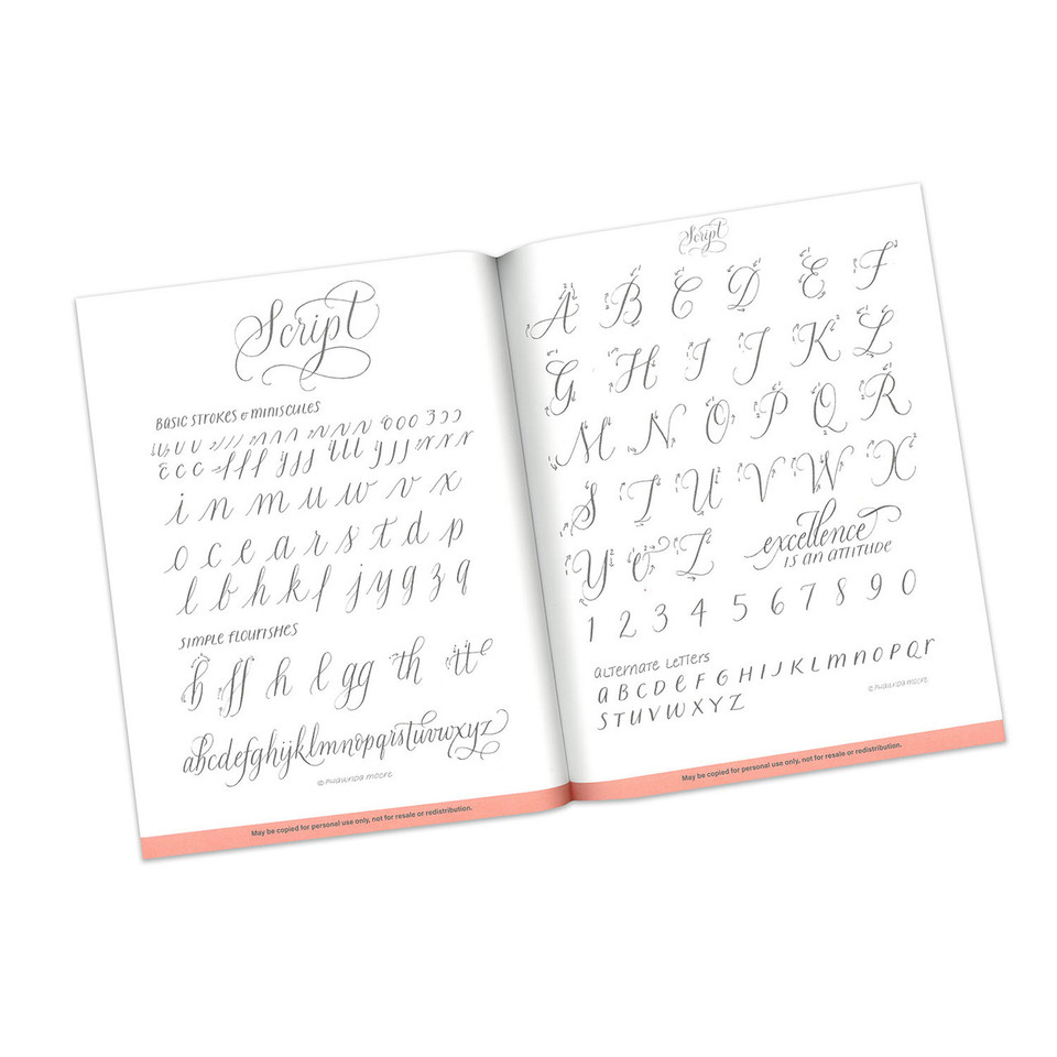 Lettering From A to Z by Phawnda Moore: 12 Styles