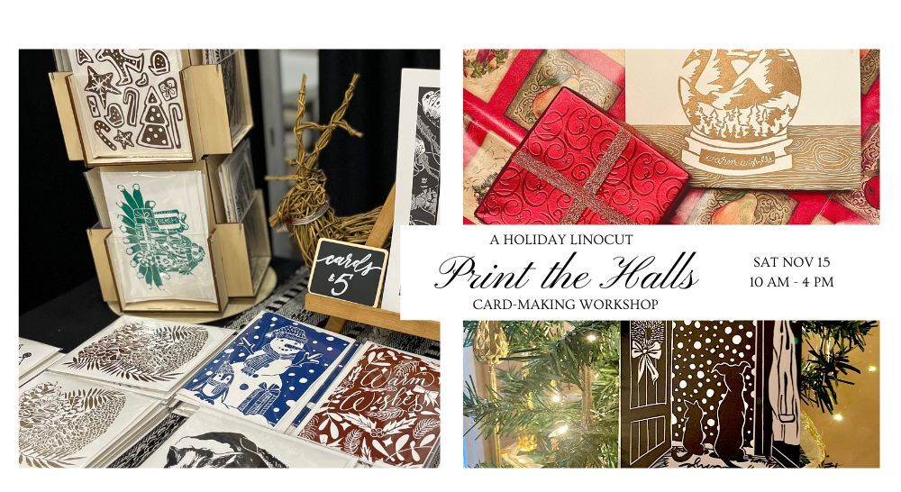 Print the Halls: A Holiday Linocut Workshop