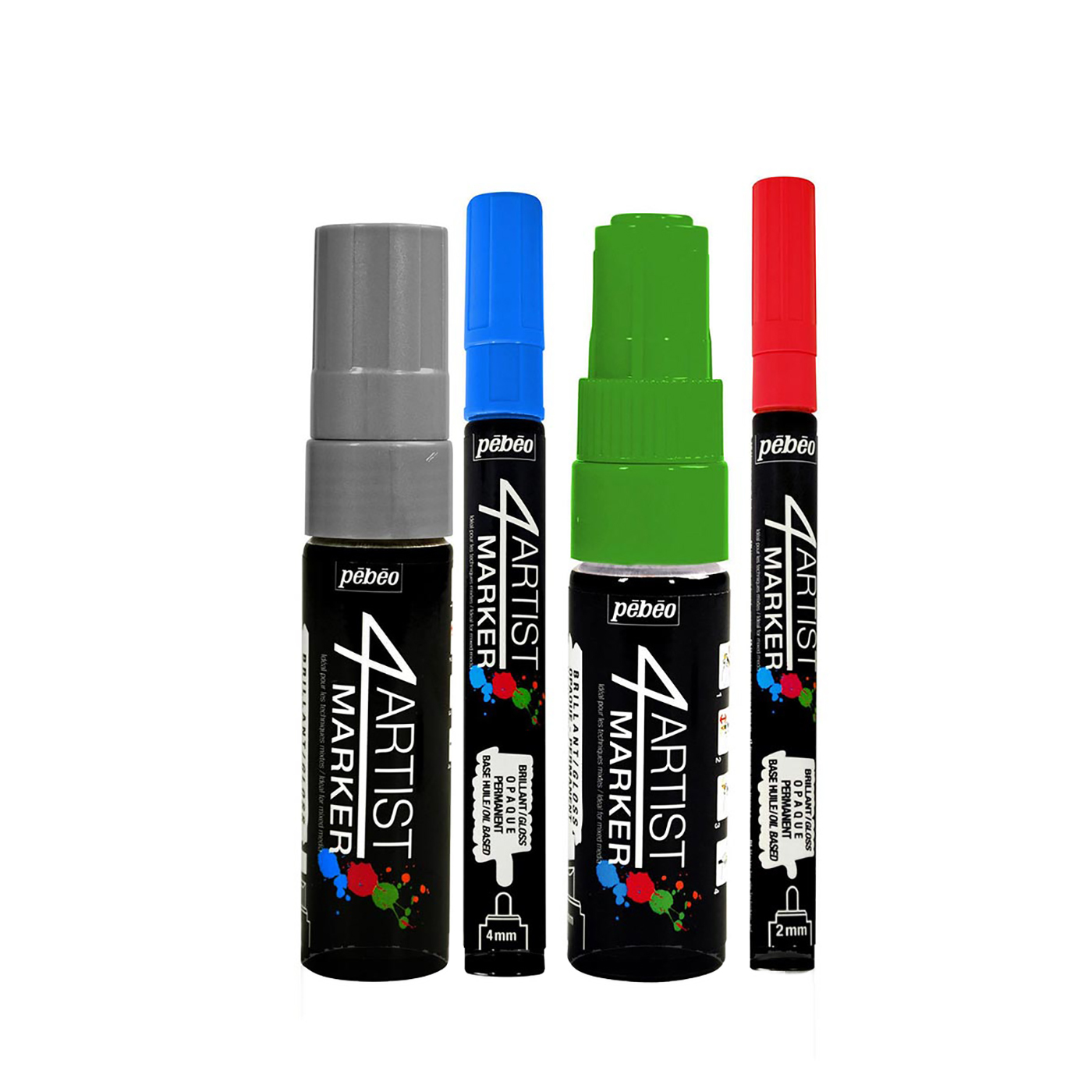 HALOBIOS WATERPROOF ACRYLIC MARKER SET. 4MM (12 PACK)