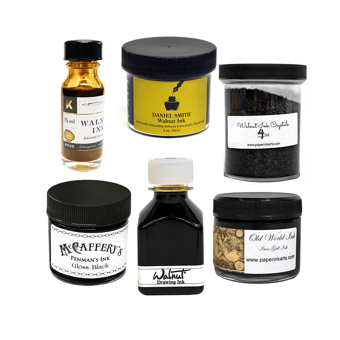 Iron Gall & Walnut Inks