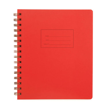 Red Graph Book Inner Shorthand Graph Notebook, Warm Red