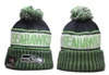 Seattle Seahawks Pom Beanie