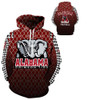 Alabama Crimson Tide Cage Team Unisex Hoodie