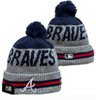 Atlanta Braves Pom Knit Beanie