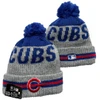 Chicago Cubs Pom Knit Beanie