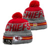 Kansas City Chiefs Pom Knit Beanie #2