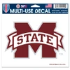 Mississippi State Bulldogs Fan Decals 5" x 6"