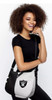 Las Vegas Raiders Pebble Split Hobo Purse